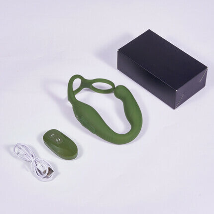 Warrior - C-Shaped 10 Swinging Vibrations Prostate Massager for Men Couple Gay-ENJOY