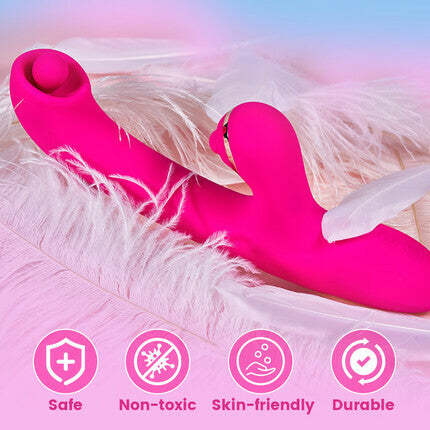 Enjoy S*X - G spot Vibrator with Dual-Ball Clit 7 Vibrating Tapping & 10 Rotating Stimulator-ENJOY