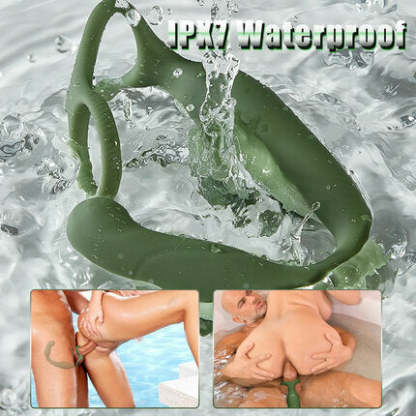 Warrior - C-Shaped 10 Swinging Vibrations Prostate Massager for Men Couple Gay-ENJOY