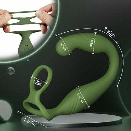 Warrior - C-Shaped 10 Swinging Vibrations Prostate Massager for Men Couple Gay-ENJOY