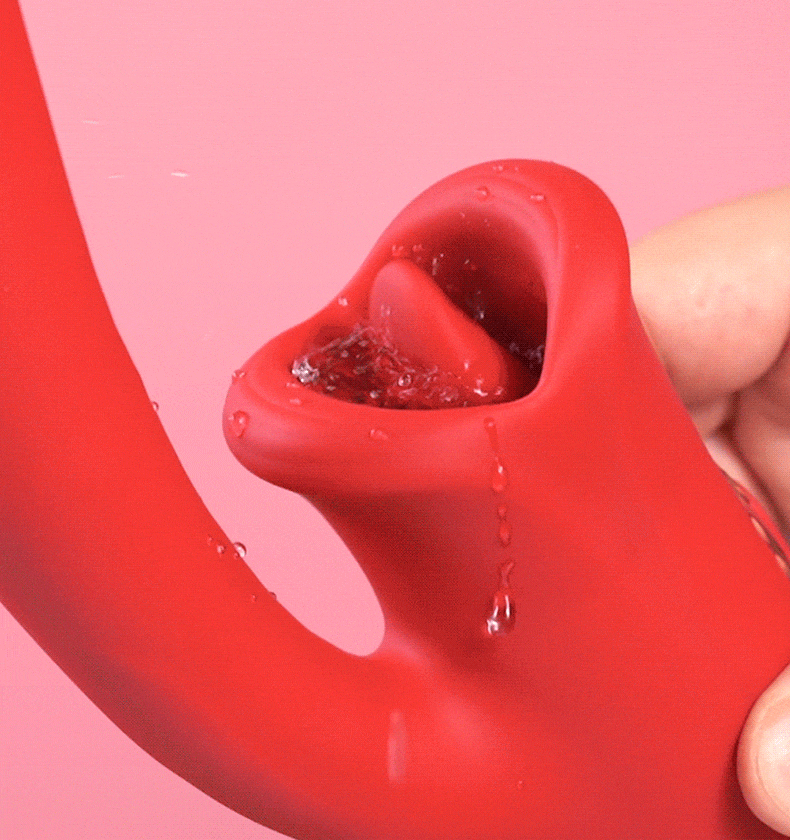 Enjoy S*X-Shaped Biting G Spot Soother with Vibration & Flapping-ENJOY