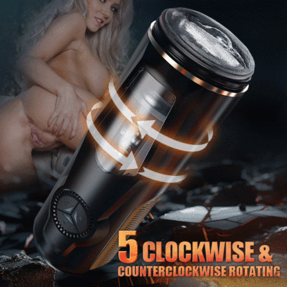 ACMEJOY - 5 Thrusting Rotating Masturbation Cup-ENJOY