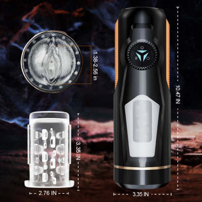 ACMEJOY - 5 Thrusting Rotating Masturbation Cup-ENJOY