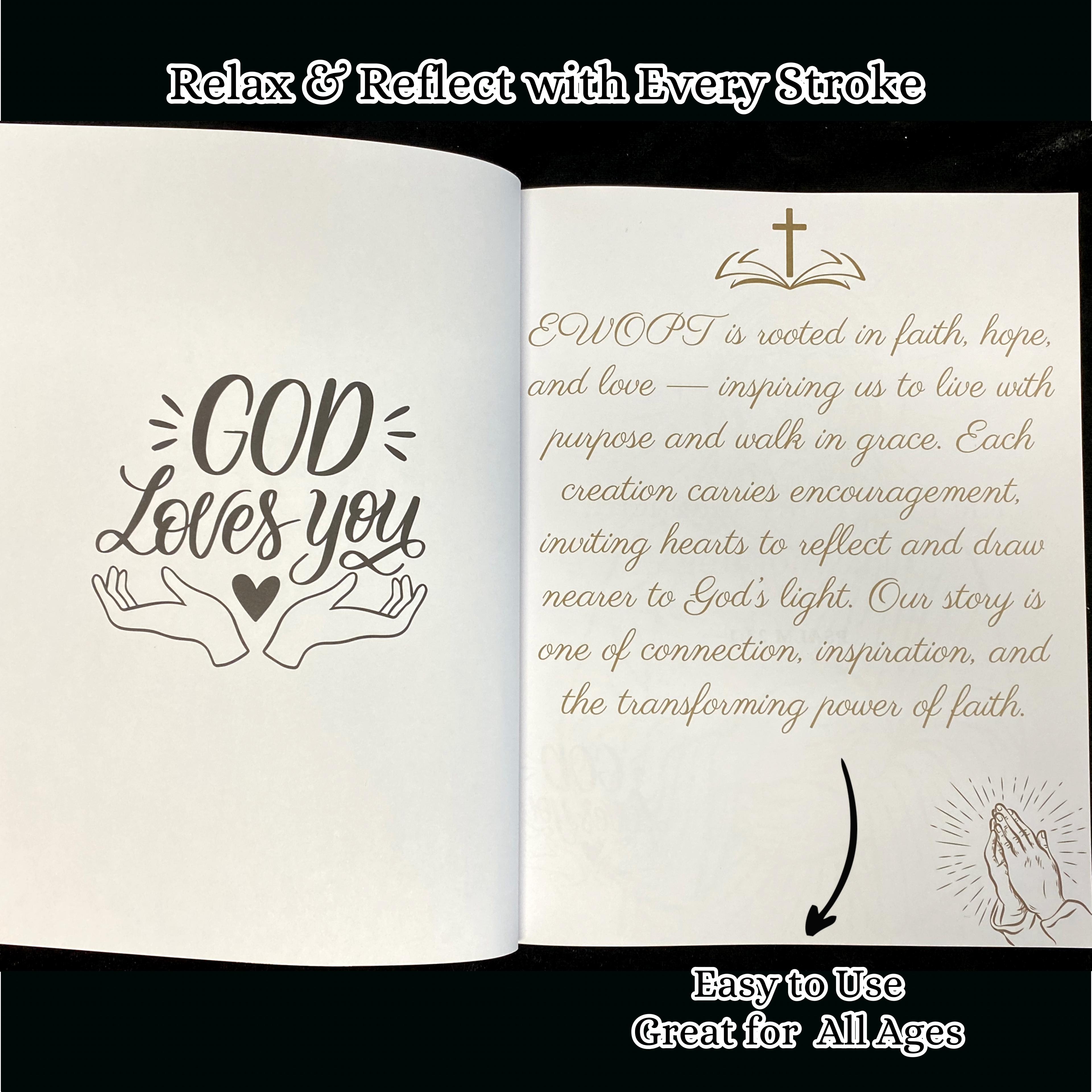 The Bible in a Month.Daily Bible Reading.Daily Scripture Tracing & Coloring Book.Inspirational Christian Gift Idea.Faith Journal for Women, Teens & Kids.Creative Art & Stress Relief