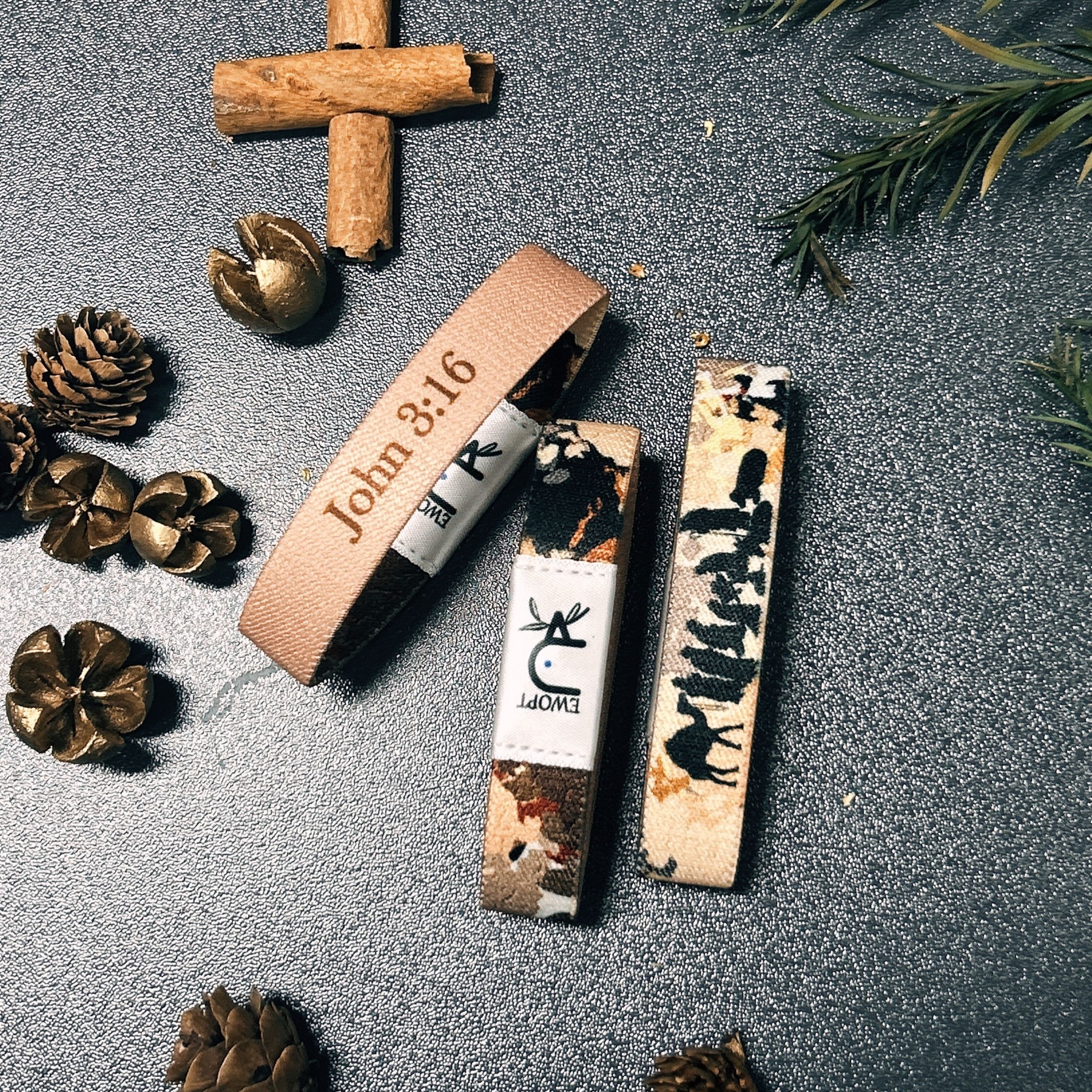 John 3:16-EWOPT NFC Daily Bible Bracelet-ewoptbracelet