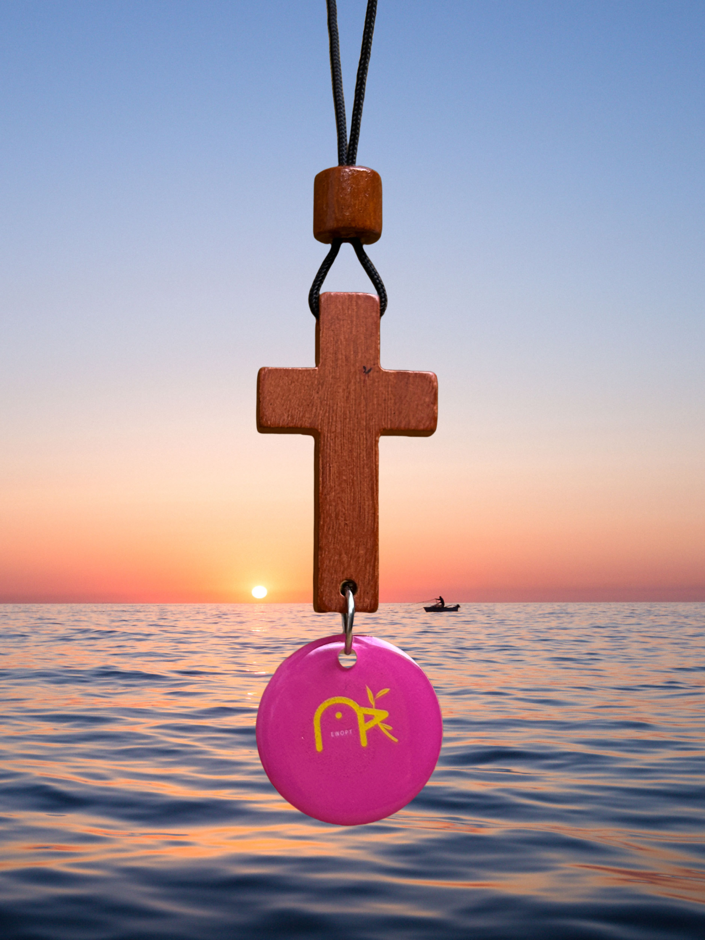 Faith-Based Car Accessory – Bible Verse NFC Cross for Christian Gift Giving