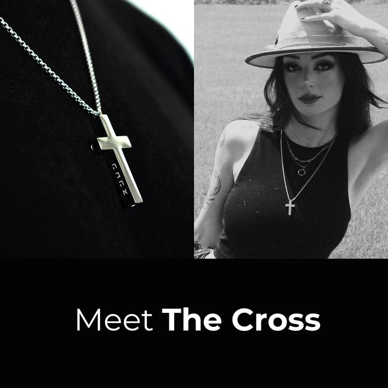 Cross Necklace Breathing Tool For Stress & Anxiety Relief Breathwork