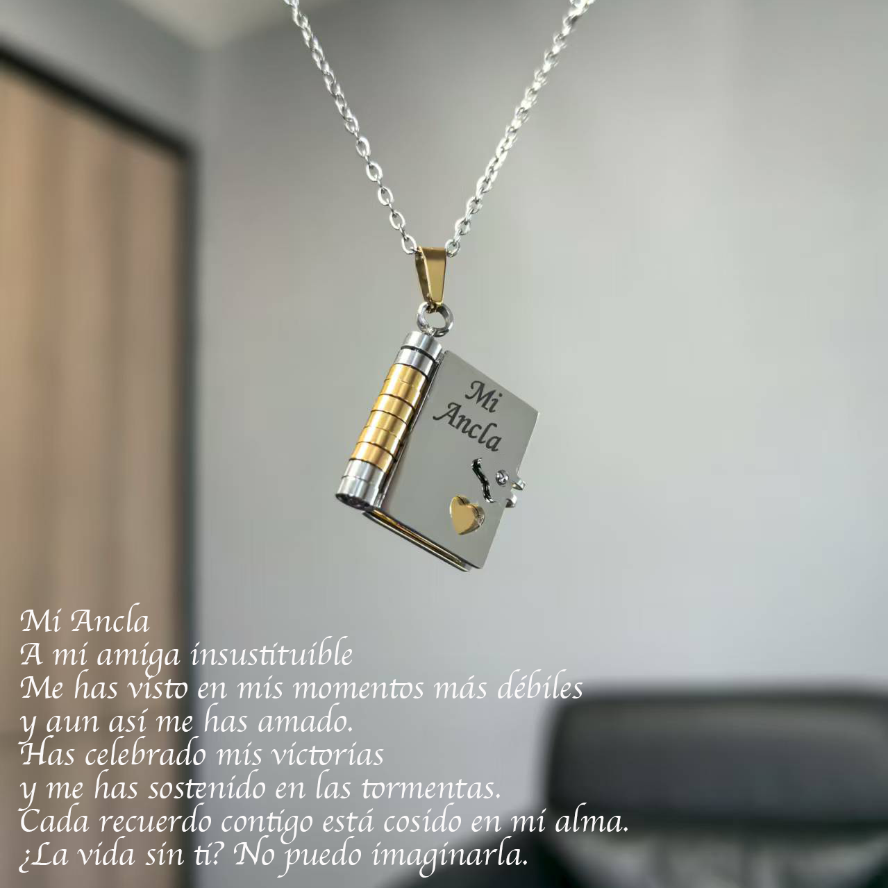 My Little Star Book Necklace for Daughter / Son, Birthday Day Gift Graduation Jewelry of Love