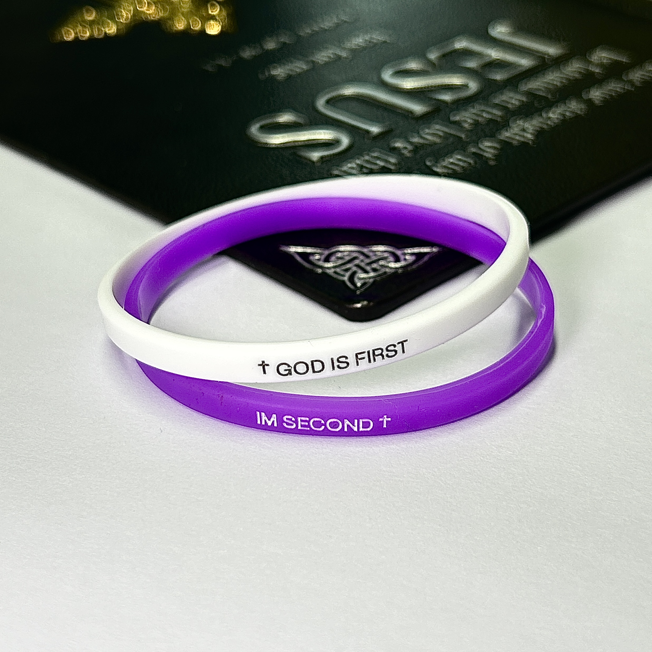 2-packs-GOD IS FIRST BRACELET  I AM SECOND Motivational Message man BRACELET Thin style Religious Easter Gifts Springtok