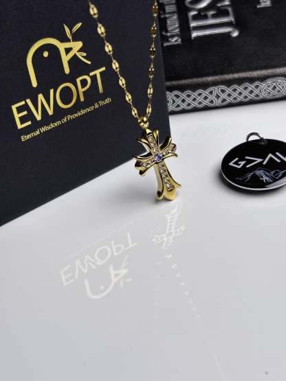 Stunning silver cross necklace for men featuring a sleek, minimalist design with NFC technology keychain that unlocks daily Bible verses, blending modern tech with timeless faith." Caption: "Modern faith meets elegance with this sleek silver cross necklace for men, enhanced with an NFC keychain for instant access to spiritual guidance.