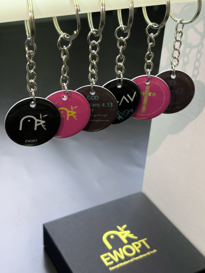 【EWOPT】Personalized NFC Keychain, Daily Bible Verse Keychain, Faith-Based Anxiety Relief Charm, Christian Gift for Men & Women, Inspirational Religious Keychain