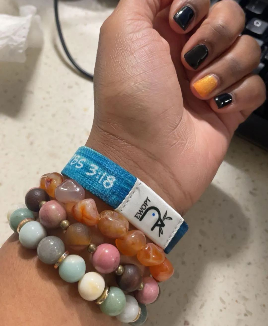 Romans 8:31-EWOPT NFC Daily Bible Bracelets-ewoptbracelet