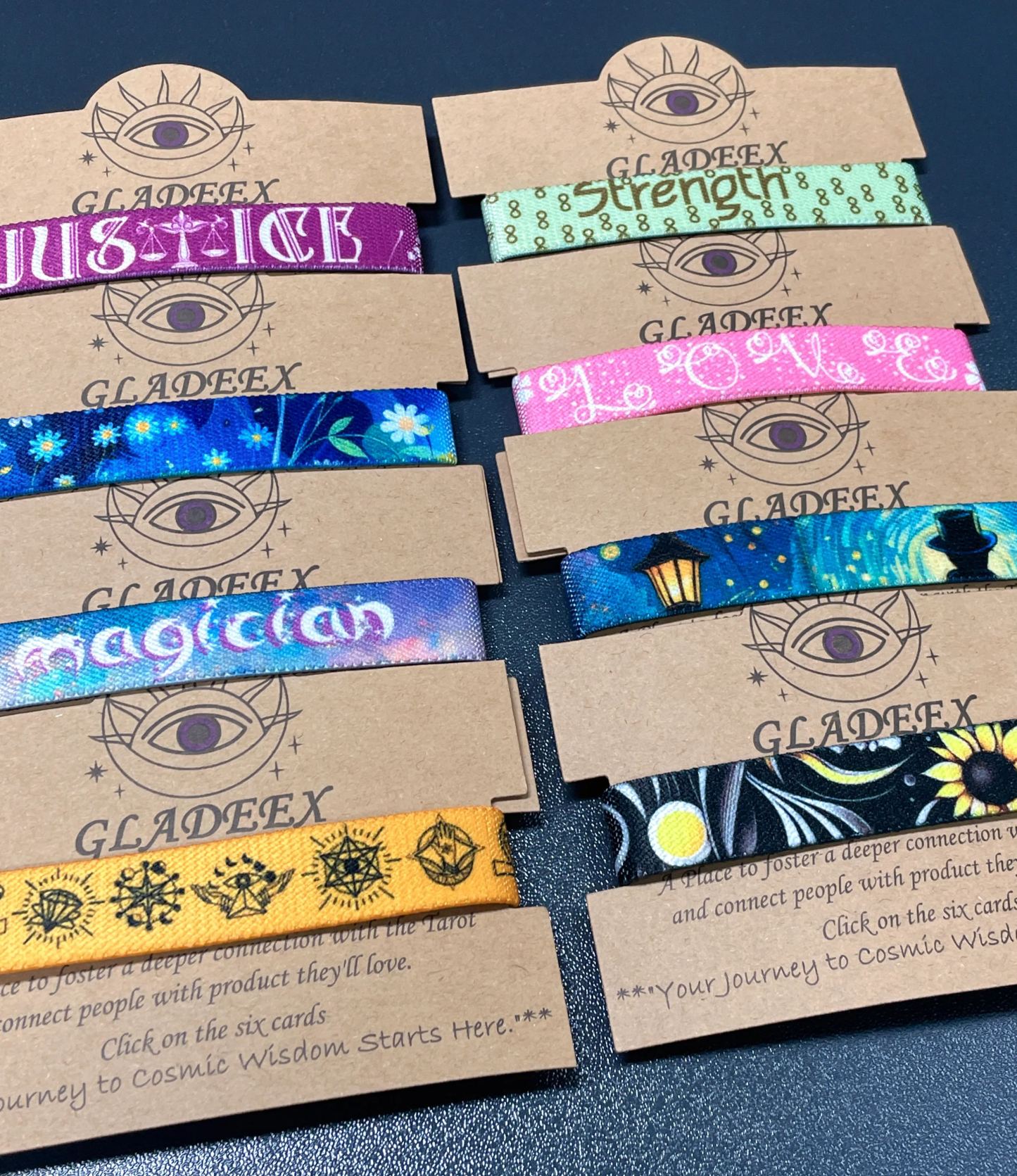 [Copy]Justice NFC Tarot Bracelet – Symbolic Balance Wristband for Clarity & Strength