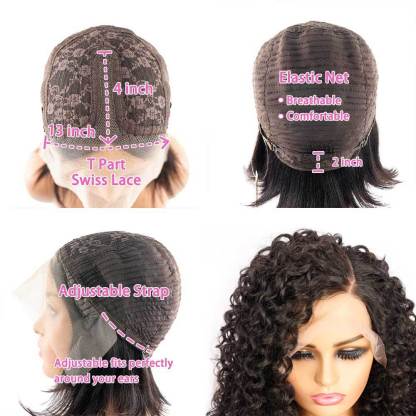 Stylish Women's Left - part Curly Lace Wig: Trendy Hairpiece for You