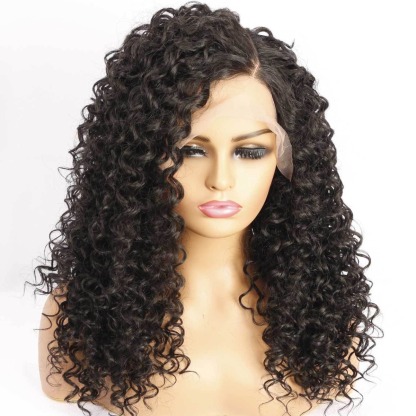 Stylish Women's Left - part Curly Lace Wig: Trendy Hairpiece for You
