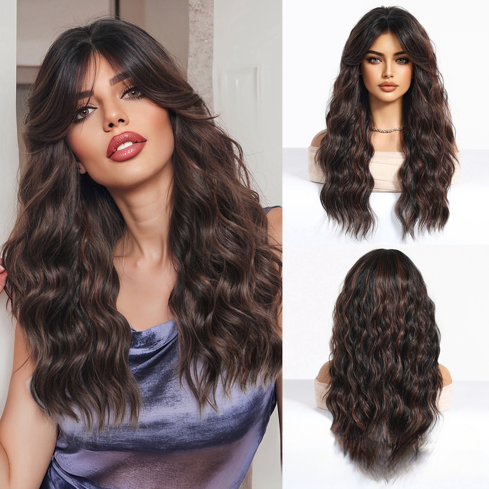 Enchanting Water Wave Long Curly Wig: Illuminating Your Unique Elegance