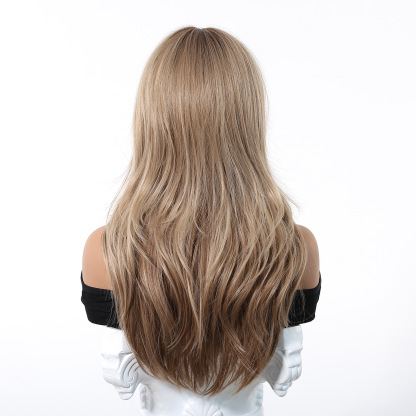 Ombre Textured Layered Medium Hair with Side Bangs