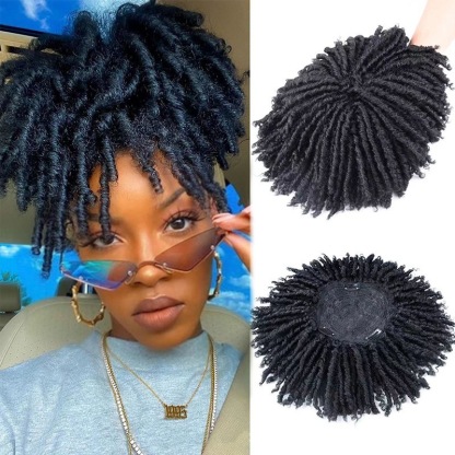 6 - inch African spiral mesh style dreadlock wigs