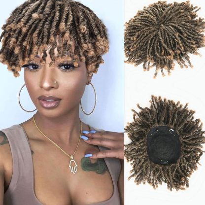 6 - inch African spiral mesh style dreadlock wigs