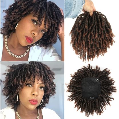 6 - inch African spiral mesh style dreadlock wigs