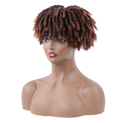 6 - inch African spiral mesh style dreadlock wigs
