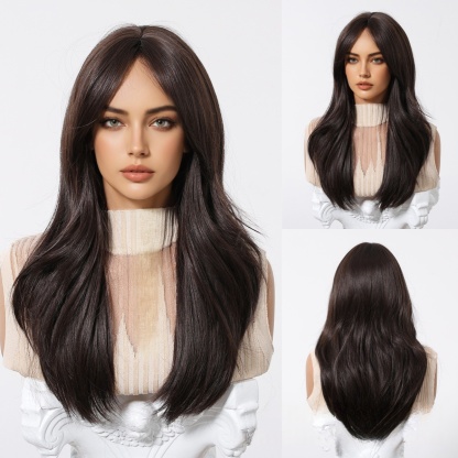 Ombre Textured Layered Medium Hair with Side Bangs