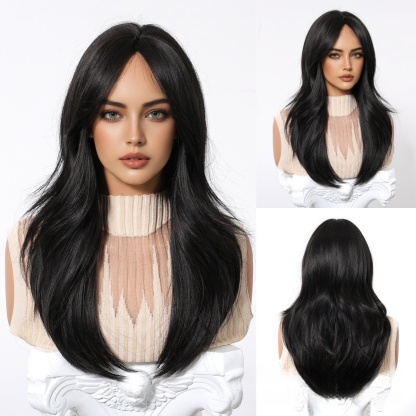 Ombre Textured Layered Medium Hair with Side Bangs