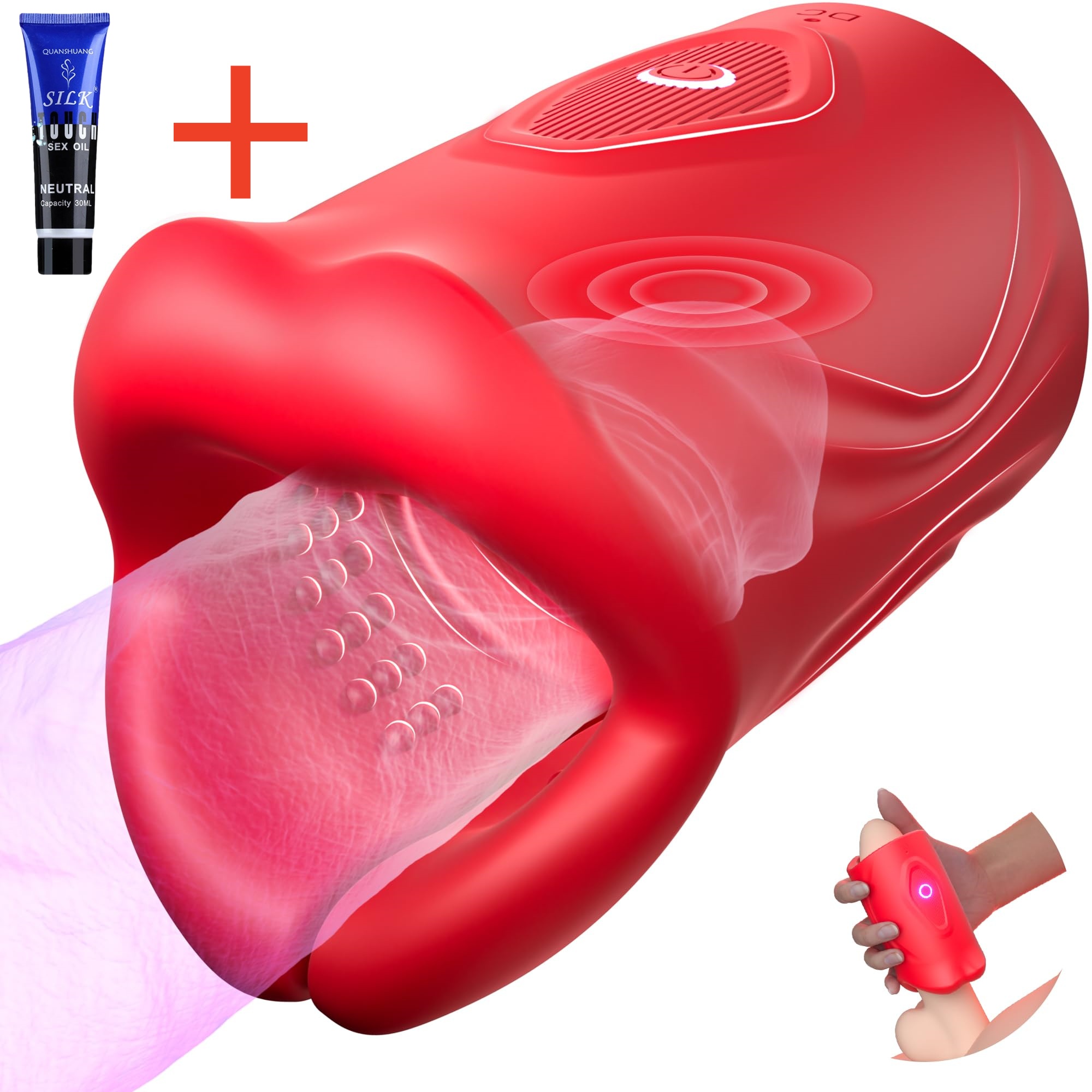 🎁Male Masturbator - Mouth Vibration Trainer💖