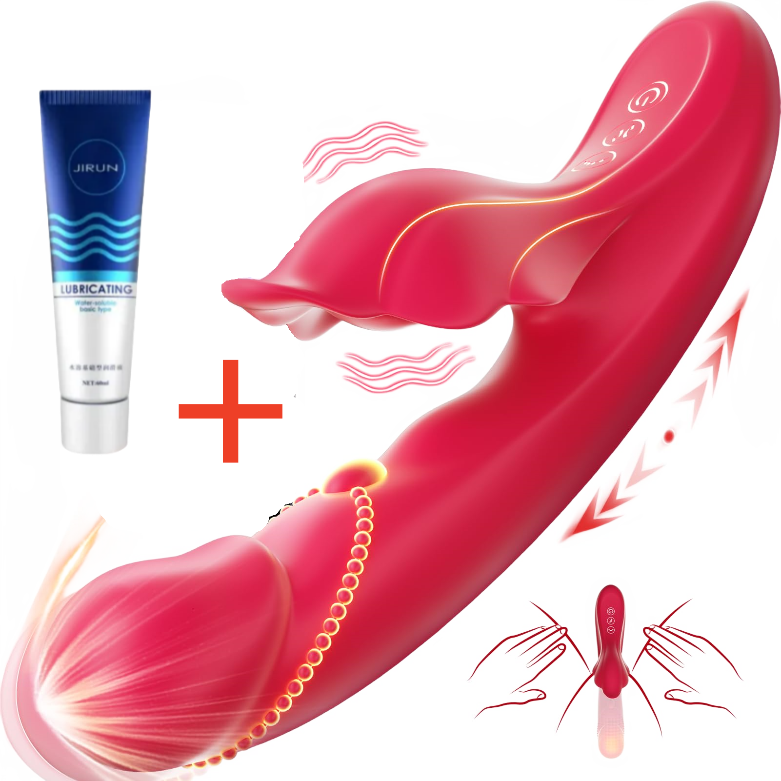 🎁Thrust Vibrator Dildo Sex Toy💥- 😍Clitoral G-Spot Stimulation✨