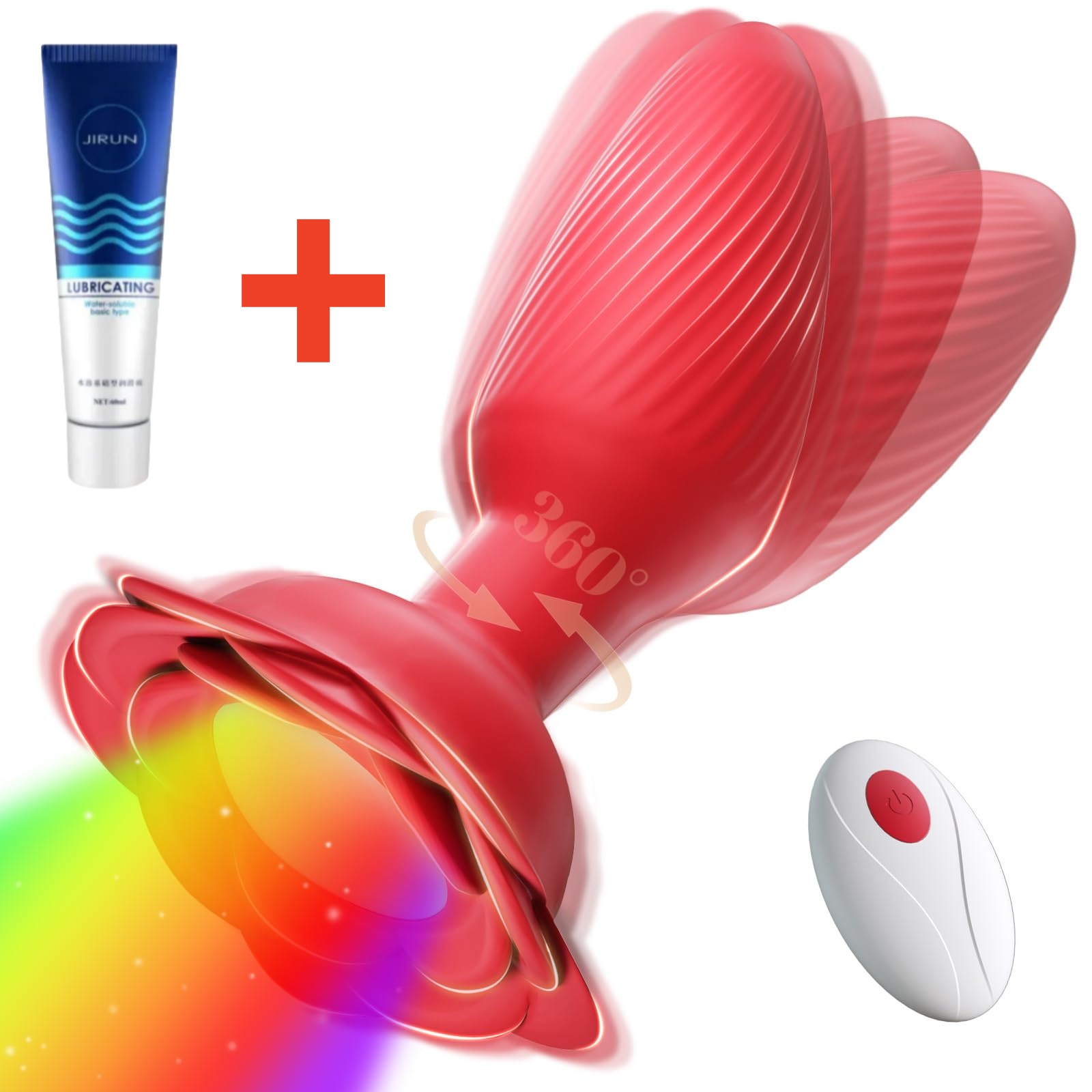 😍Anal Vibrator - 360° Rotating Butt Plug Adult Sex Toy✨