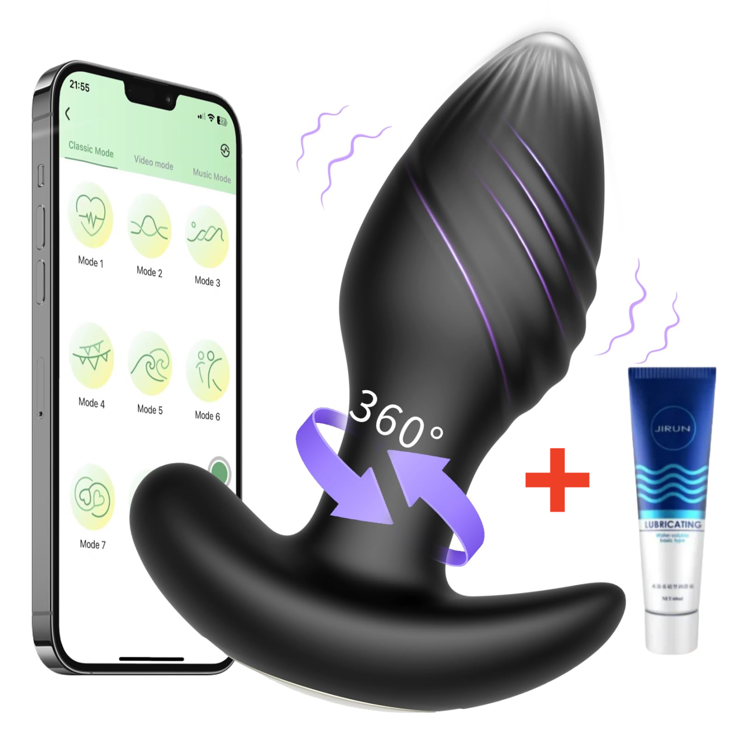 😍Anal Adult Sex Toys - Vibrating Butt Plug✨