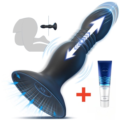 😍2025 New Thrust Vibrating Anal Plug Sex Toy💥- 👑With Suction Cup💖