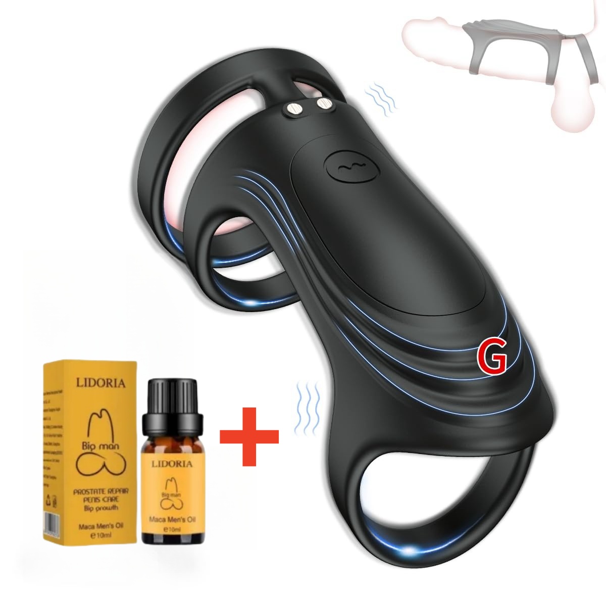 🏆2025 Hot Sale Vibrating Cock Ring✨ - 😍Penis Enhancer💖