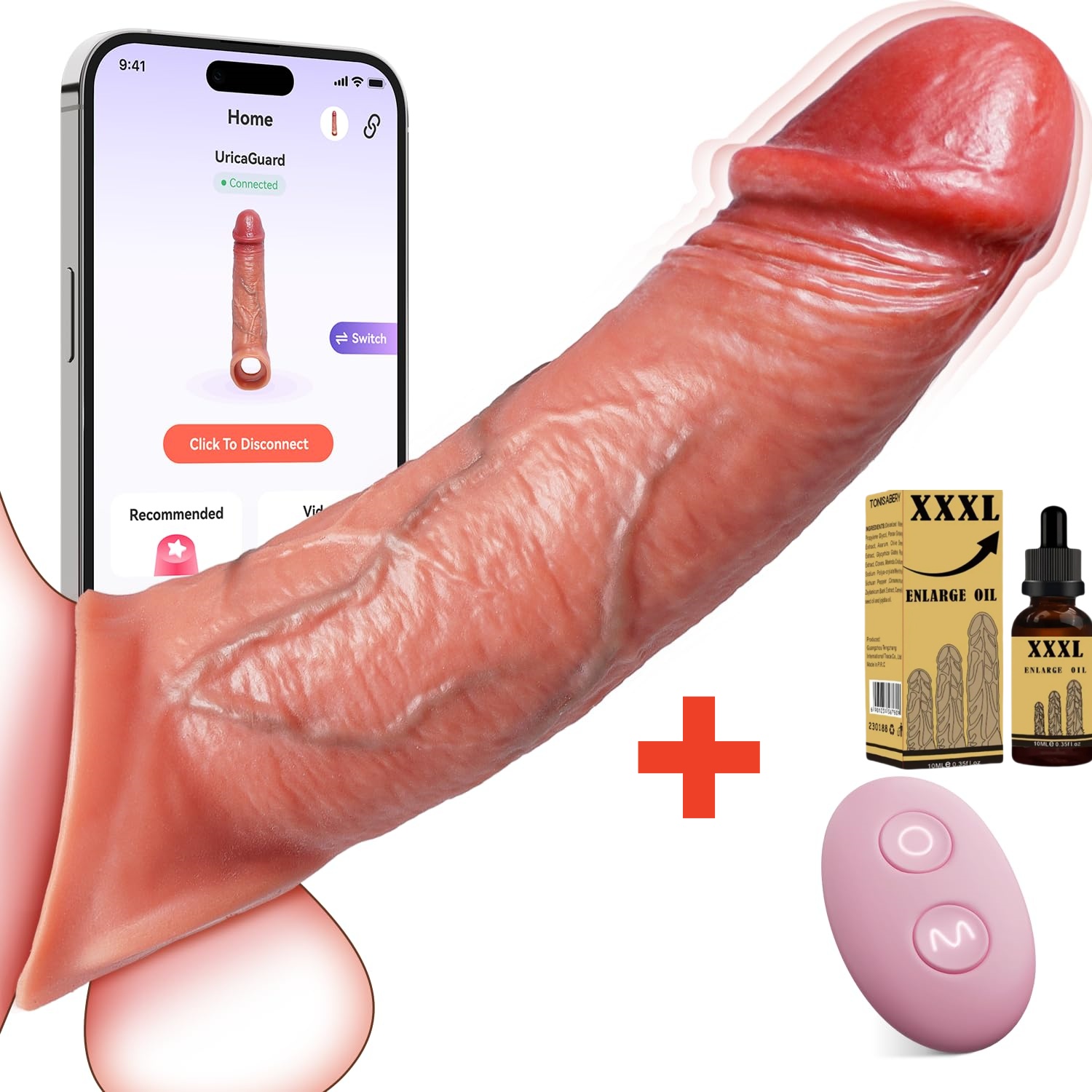 😍2025 Tragbarer Penishüllenvibrator - Penisvergrößerer💖