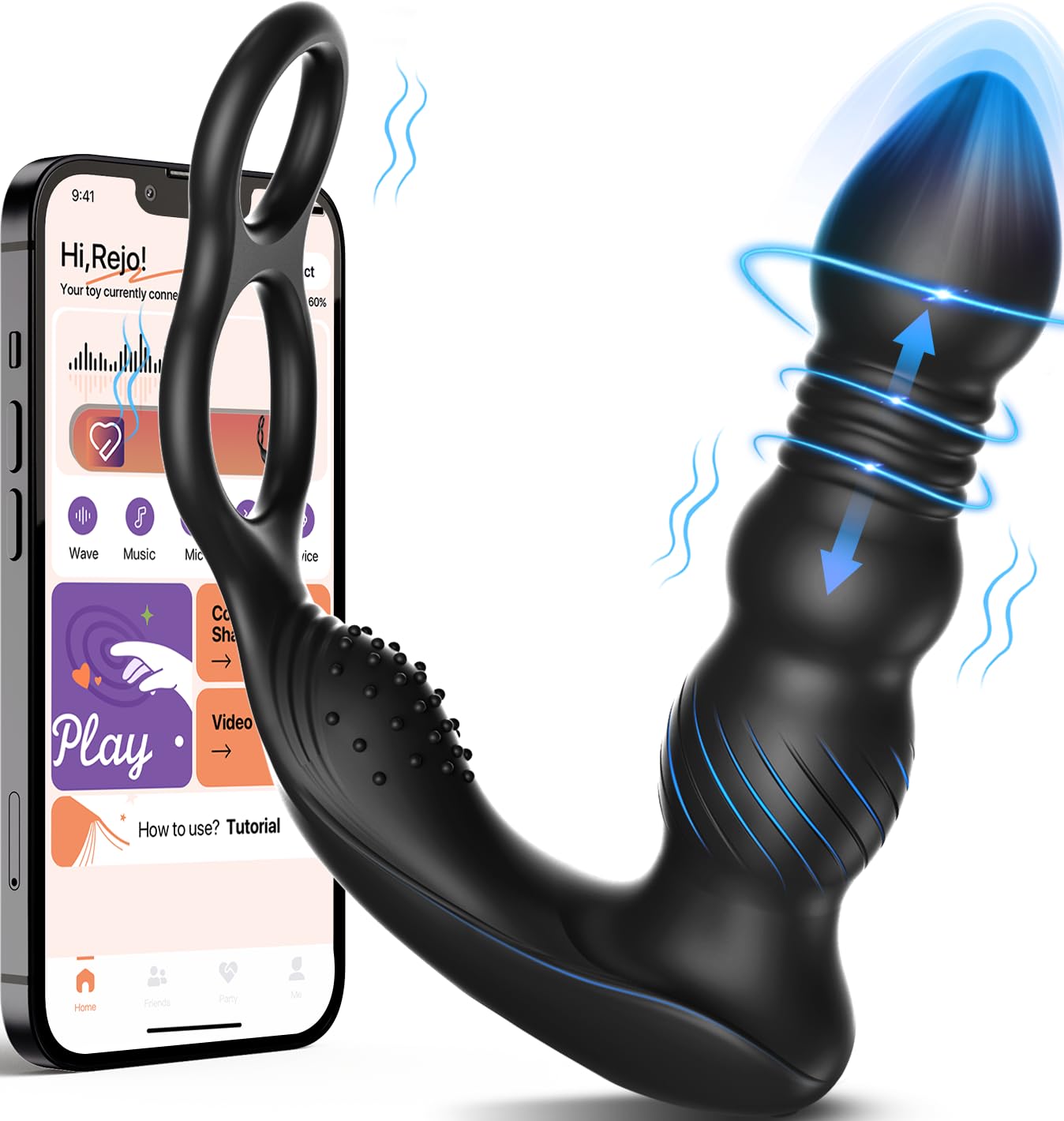🎁Thrust Anal Vibrator😍- 💖Prostate Massager✨