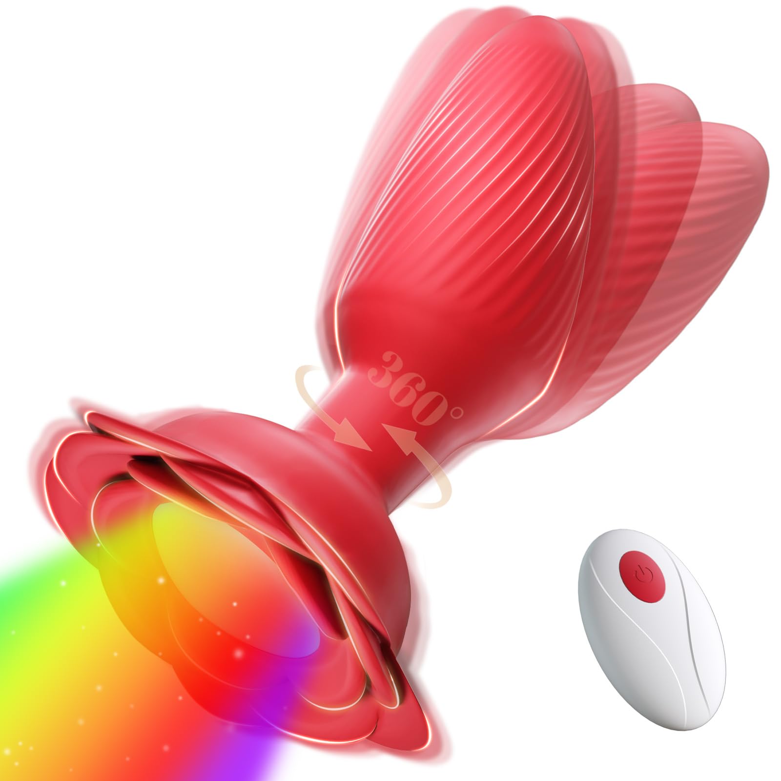 😍Anal Vibrator - 360° Rotating Butt Plug Adult Sex Toy✨