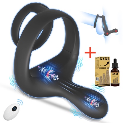  😘Cock Rings Vibrators for Men - Pleasure Penis Ring Vibrator Couples Adult Sex Toys