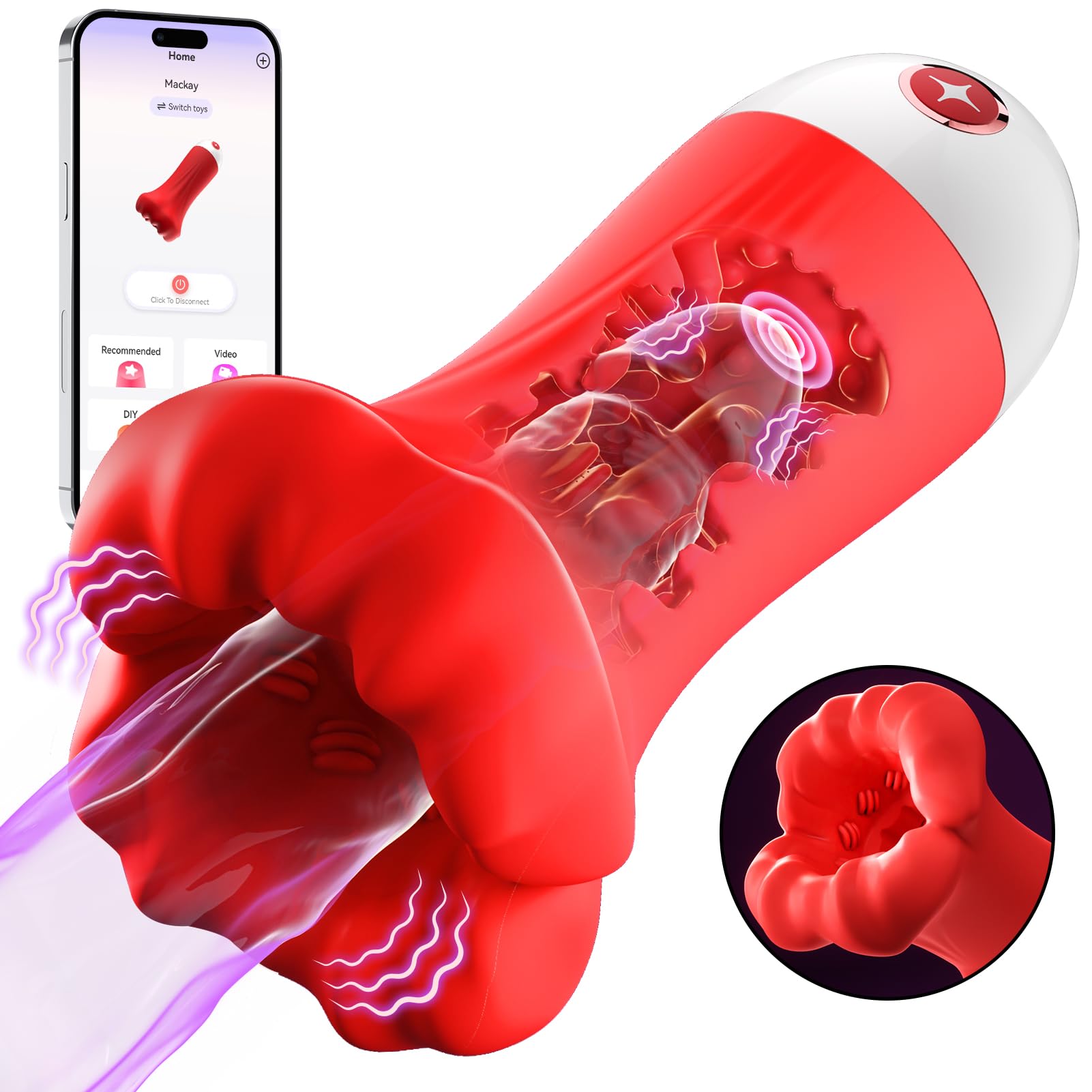 🔥Most Popular in 2024 - 💥4-in-1 Deep Blowjob Penis Vibrator
