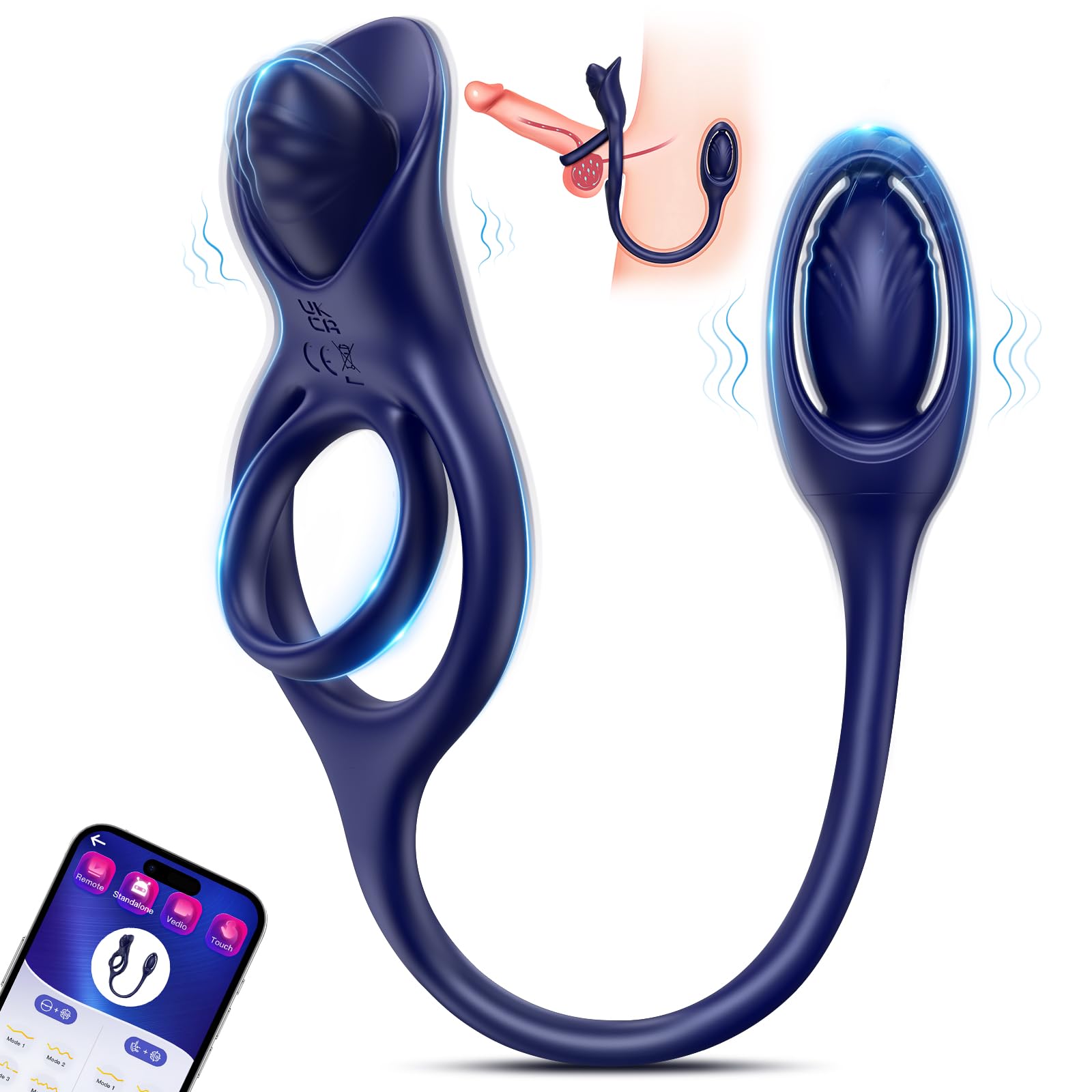 🏆2025 Epic Champion Toys💥 - 😍Male Prostate Massager - Vibrating Cock Ring✨