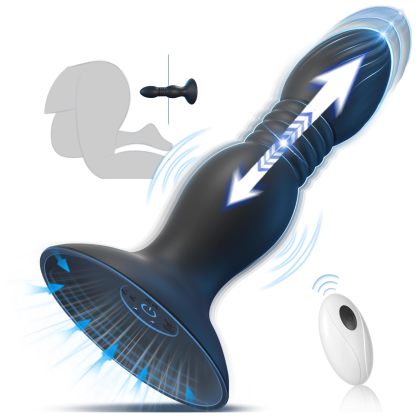 😍2025 New Thrust Vibrating Anal Plug Sex Toy💥- 👑With Suction Cup💖