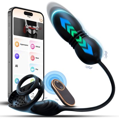 😍Prostate Massager Anal Thrust Vibration - Smart APP Controlled💖