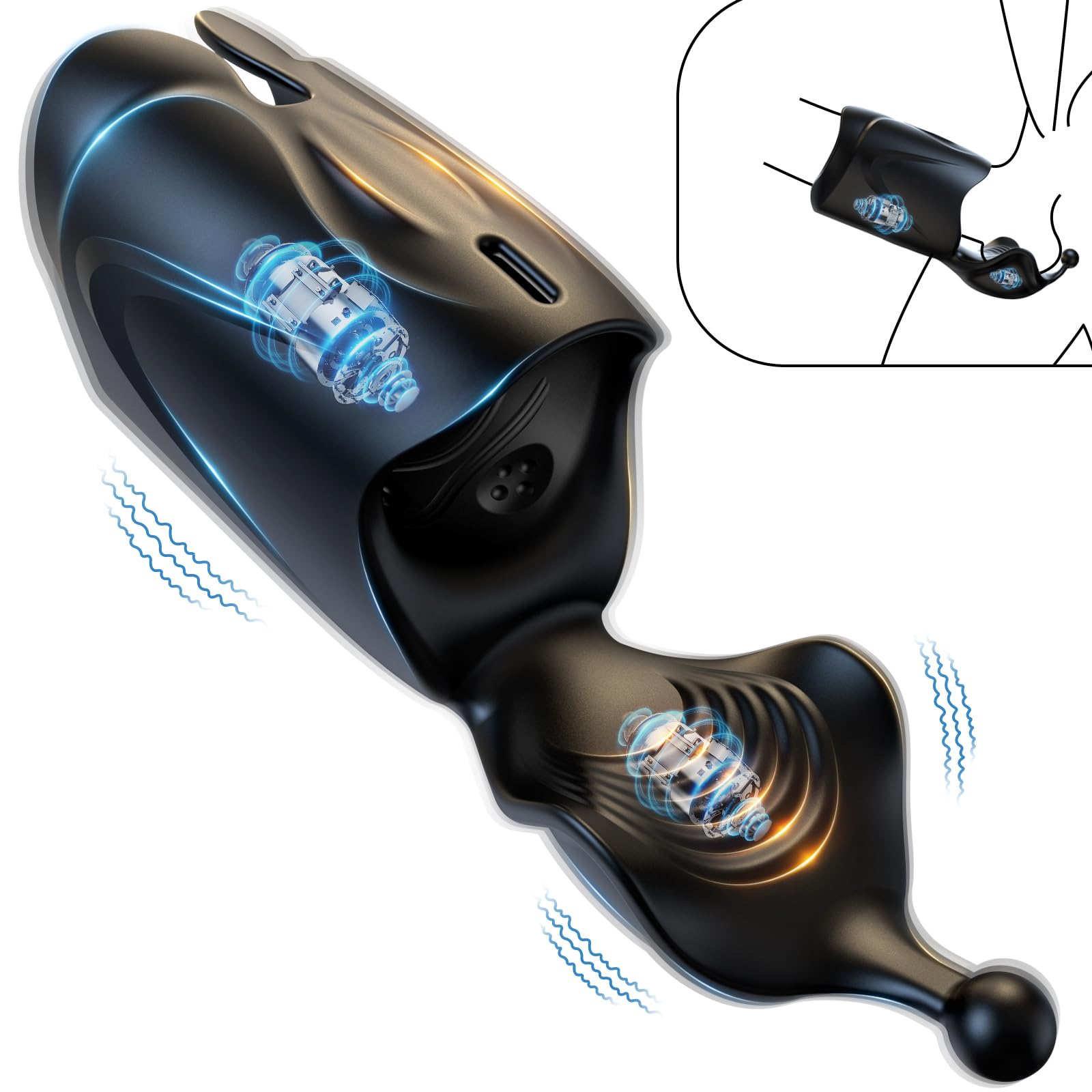 😍💗Automatic Male Masturbator - Dual Action Penis Training Stimulator Vibrator with 10 Modes