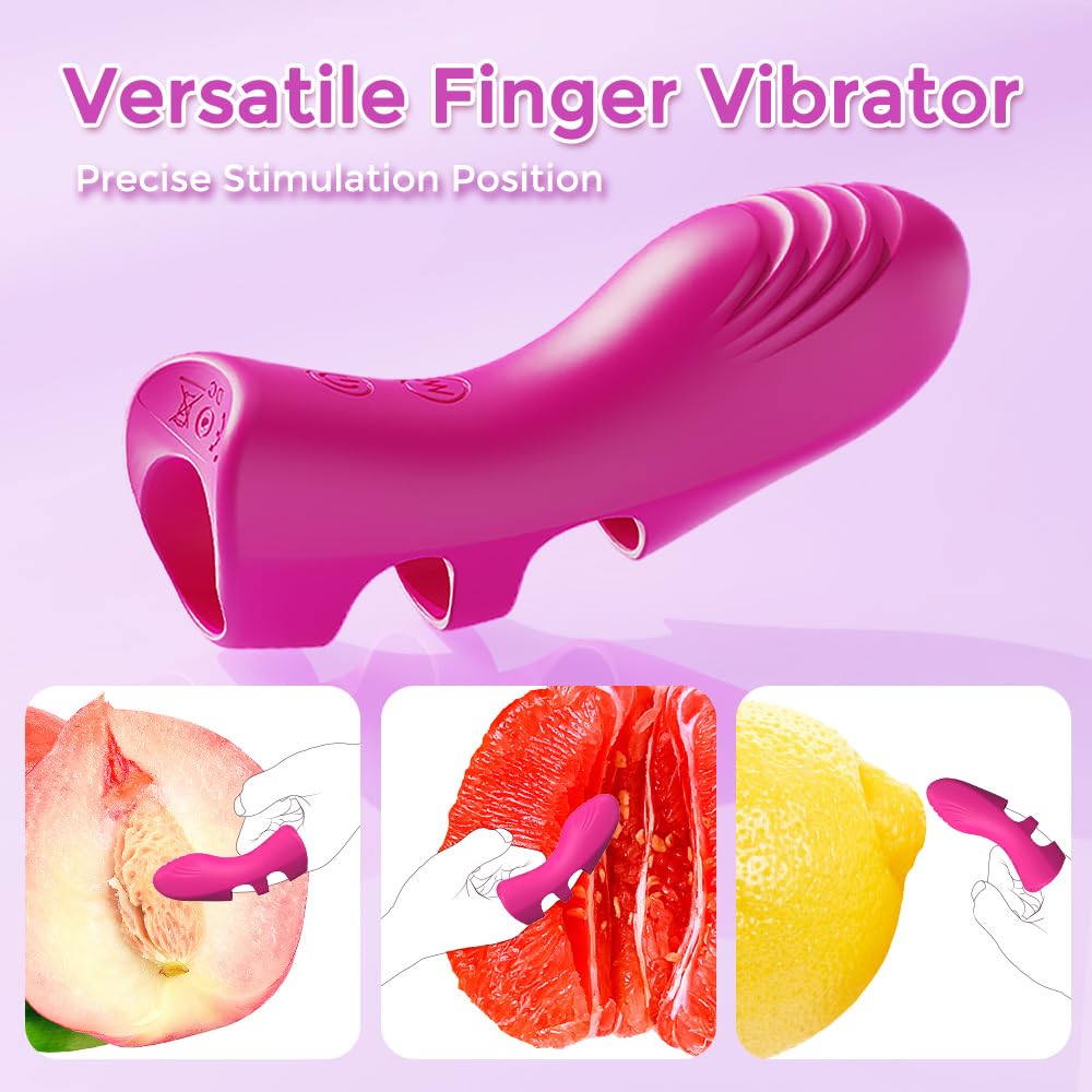 😍Finger vibrator adult female sex toys✨