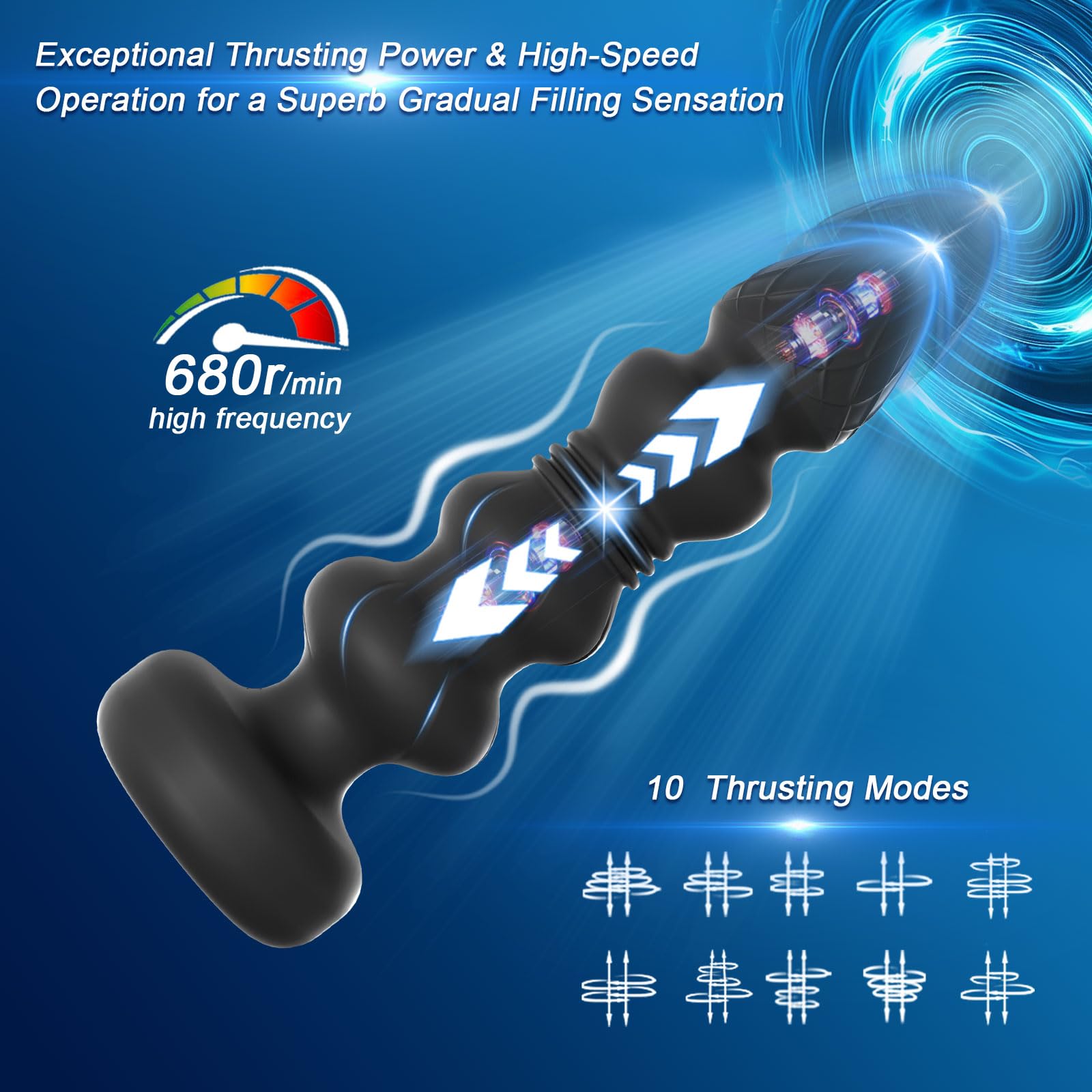 😍Thrust Vibration Prostate Massager - Anal Plug Adult Sex Toy✨