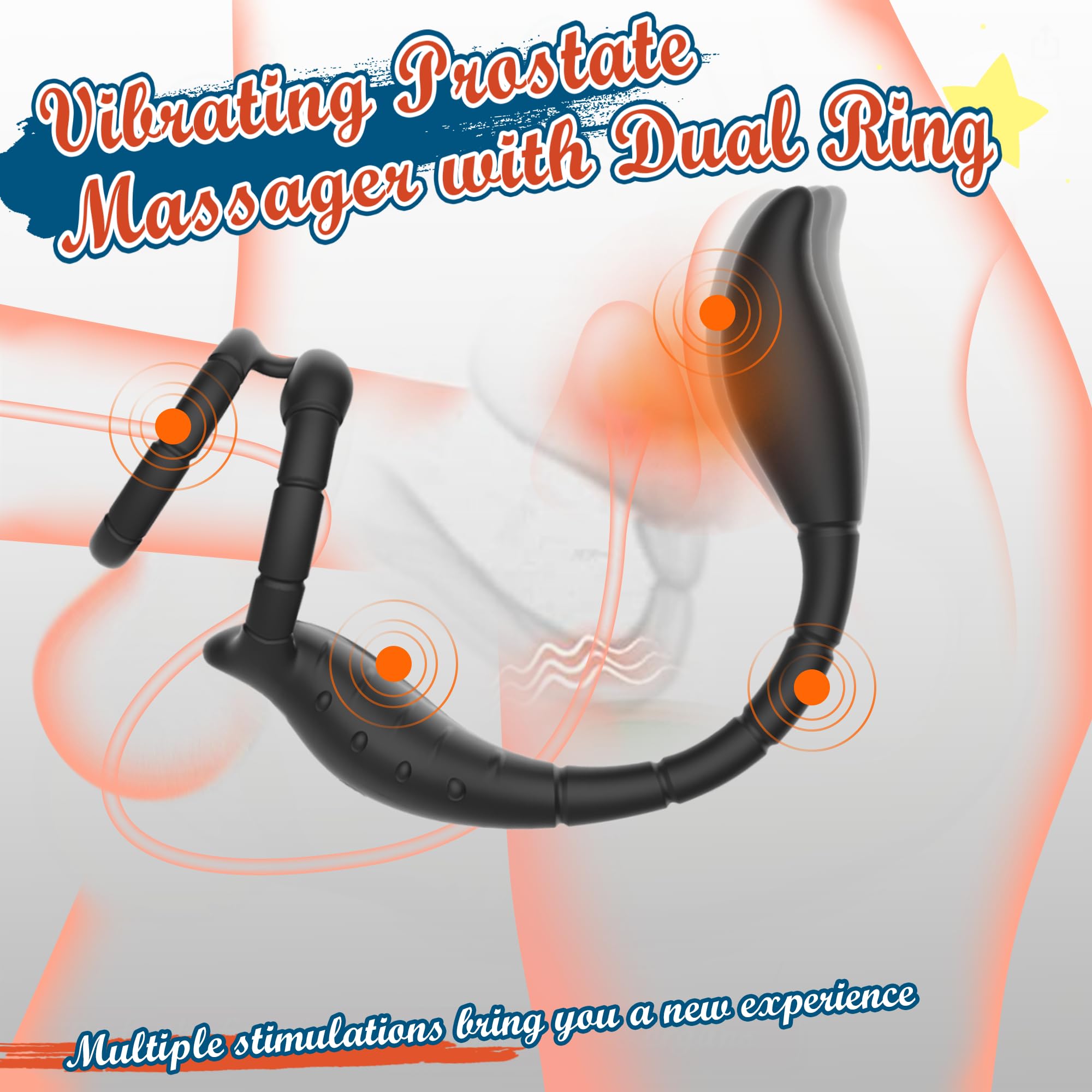 😍Prostate Massager Anal Vibrator - Male Adult Toys✨