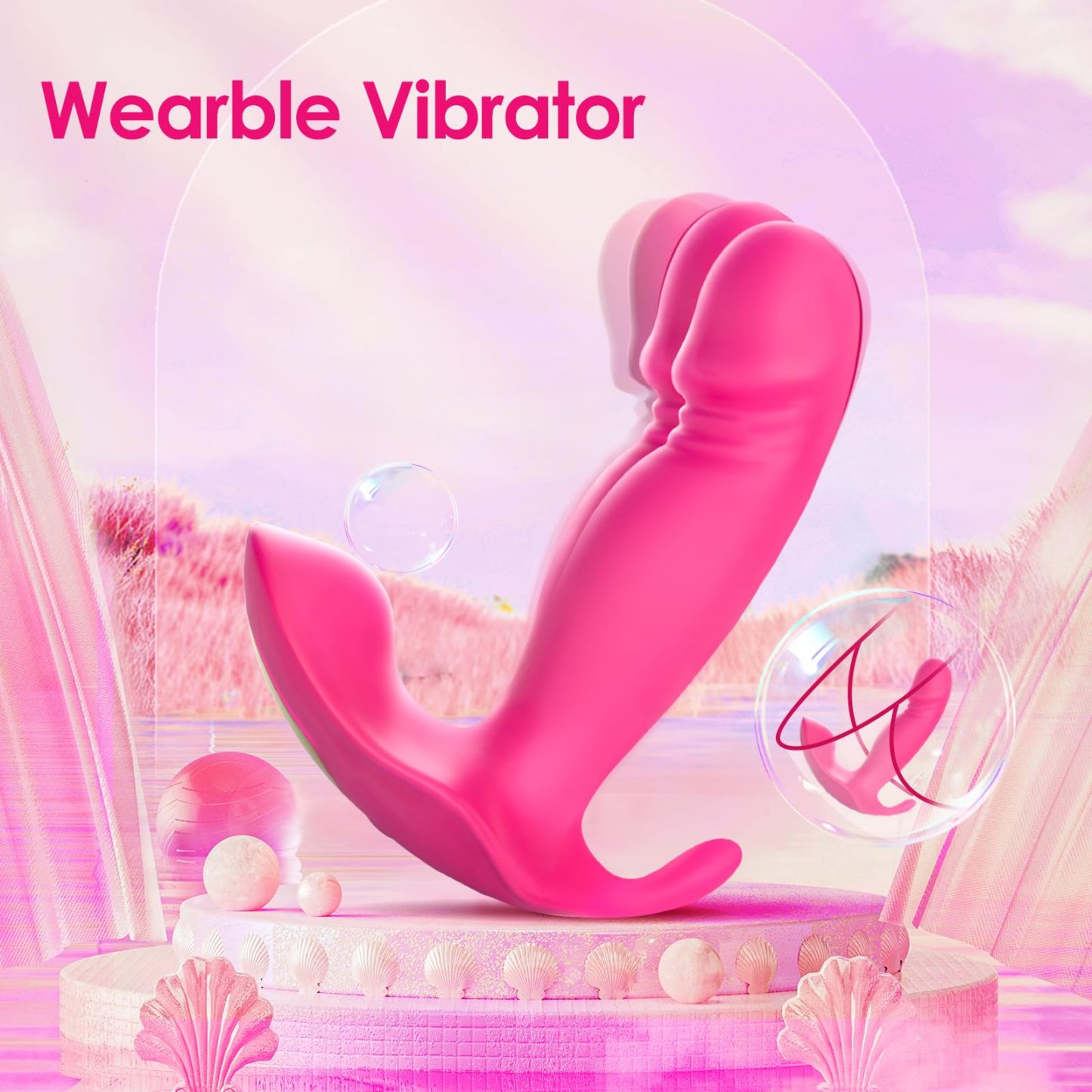 😍Wearable G-spot Dildo Vibrator - Adult Sex Toys✨