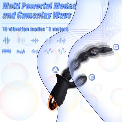 😍2025 Upgraded Progressive Butt Plug - Anal Vibrator💖