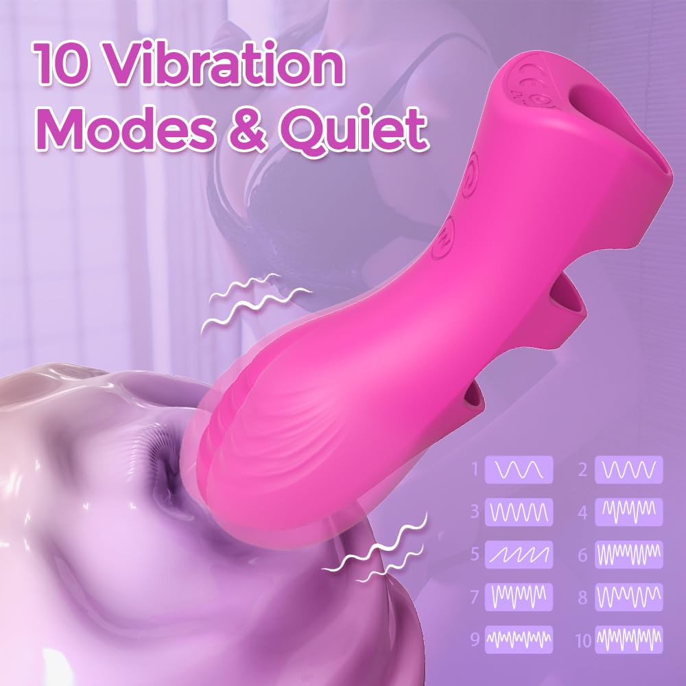 😍Finger vibrator adult female sex toys✨