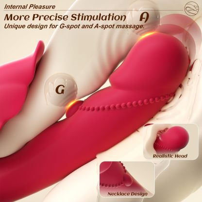 🎁Thrust Vibrator Dildo Sex Toy💥- 😍Clitoral G-Spot Stimulation✨