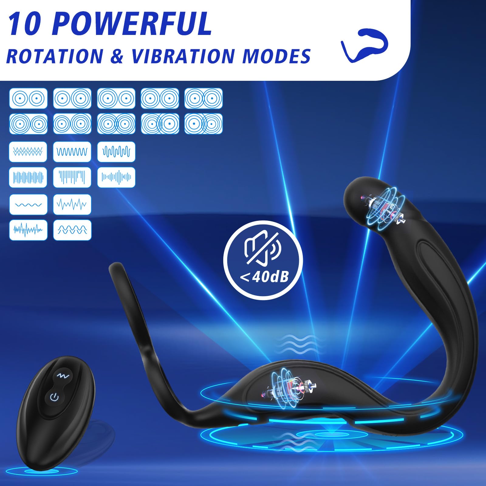 😍Male 360° Rotating Prostate Massager🎁- 💖Anal Sex Toys✨